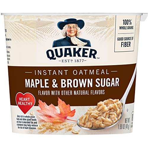 Quaker, Instant Oatmeal Express, Maple Brown Sugar, 1.69 Oz -