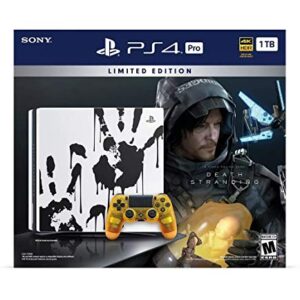 Sony PlayStation 4 Pro Storage Upgrade 1TB SSD Limited Edition Death Stranding Console + Controller + Game Bundle -