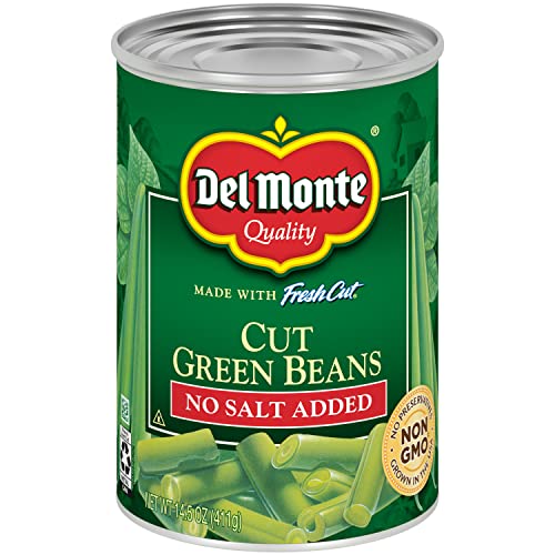 Del Monte Foods Cut Green Beans No Salt, 14.5 oz -