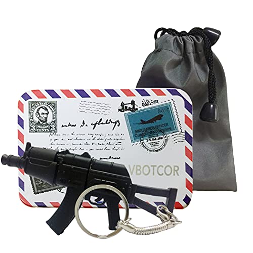 Cartoon USB 2.0 Flash Drive Memory Thumb Stick Date Storage Jump Pendrive Cute Funny Gun Shape with Key Chain for Computer Laptop Novelty Gift AK47 16GB - Demo Store