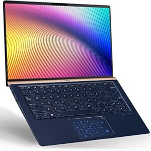 ASUS ZenBook 13 Ultra-Slim Laptop 13.3” FHD WideView, 8th-Gen Intel Core i7-8565U Processor, 8GB LPDDR3, 512GB PCIe SSD, Backlit KB, NumberPad, Military-Grade, Windows 10 – UX333FA-AB77 Royal Blue – AmaSync Store