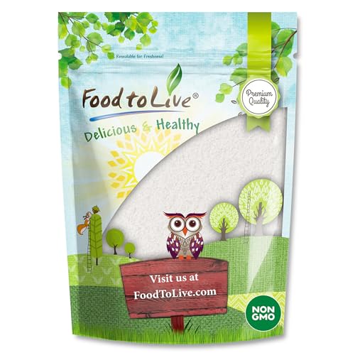 Food to Live Mediterranean Fine Sea Salt, 1 Pound– Fine, Natural, Non-Iodized Crystals from Italy for Cooking, Baking and Seasoning, Non-GMO, Vegan, Kosher, Bulk -