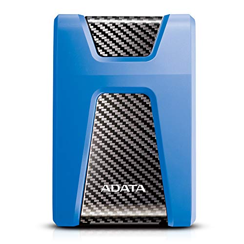 ADATA AHD650-1TU31-CBL DashDrive Durable HD650 - Hard Drive - 1 TB - External (Portable) - 2.5" - USB 3.1-256-bit AES - Blue - (Storage > External Hard Drives) - Demo Store