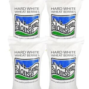 Hard White Wheat Wheat Berries | 100 LBS | Desiccant Free | Sproutable | Non-GMO Project Verified | Kosher -