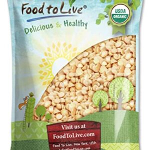 Food to Live Organic Macadamia Nut Halves & Pieces, 12 Pounds – Non-GMO, Raw, Shelled, Unsalted, Kosher, Vegan, Bulk. Keto Snack. Source of Healthy Fats. Topping for Salad, Yogurt, Cereal, Dessert. -