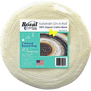 Bosal Katahdin 100% Organic Cotton Blend Batting On A Roll 2.5 inches x 50 Yards (1)