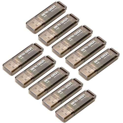 INLAND Micro Center Superspeed 10 Pack 32GB USB 3.0/USB3.1 Gen1 Flash Drive Gum Size Memory Stick Thumb Drive Data Storage Jump Drive, 10X Faster Than USB 2.0 USB Drives (32G 10-Pack) - Demo Store