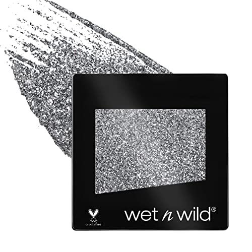 wet n wild Color Icon Eyeshadow Glitter - Ultra-Pigmented, Vitamin E Infused for a Silky-Smooth Moisturizing Application, Cruelty-Free & Vegan - Spiked -