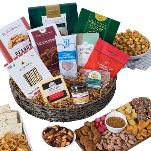 Snack & Chocolate Gift Basket Deluxe - Gourmet Food Gift by GourmetGiftBaskets.com -