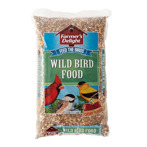 Wagner's 53002 Farmer's Delight Wild Bird Food with Cherry Flavor, 10-Pound Bag -