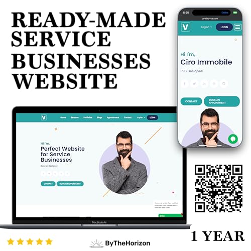 Website for Service-based Business – Ready-Made, Already Online, Hosting-Free, Appointment Ready, No Coding – Just Add Your Info! 1 Year – AmaSync Store