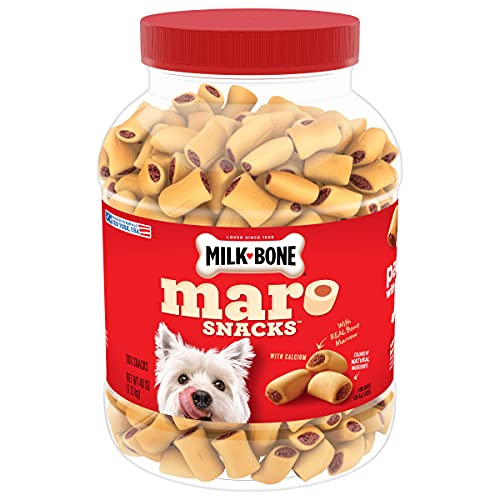 Milk-Bone MaroSnacks Small Dog Treats With Bone Marrow, 40 Ounce Container -