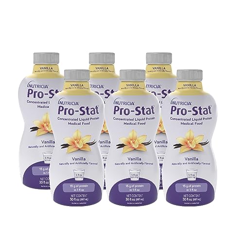 Pro-Stat Concentrated Liquid Protein Medical Food - Vanilla Flavor, 30 Fl Oz Bottle (Case of 6) -