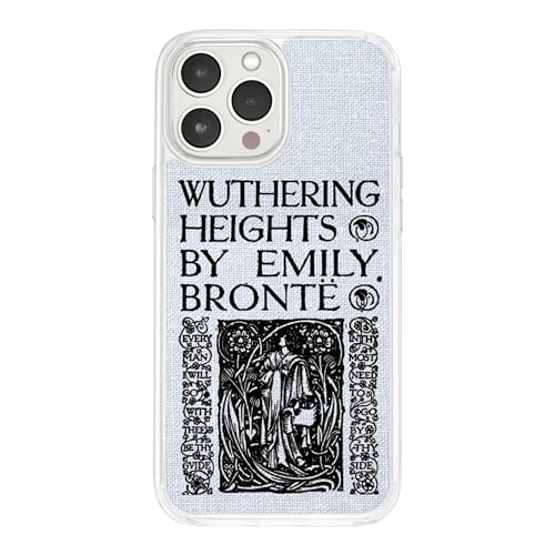 Affinity Bands Classic Books HD Phone Case Compatible with Apple iPhone 15 Pro (Wuthering Heights Emily Bronte) – AmaSync Store