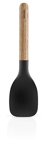Eva Solo | Nordic Kitchen Serving Spoon, Large | Natural Oak Handle | Serving Utensil Buffet Banquet Spoon | Danish Design & Functionality -