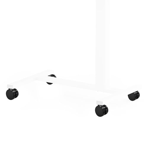 COMHOMA 4 Pcs M8 Swivel Stem Casters Furniture Wheel, Overbed Table Accessories Desk Wheels, 5/16 Inch Stem Diameter -