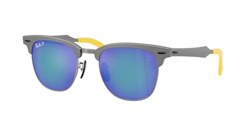 Ray-Ban Sunglasses RB 3807 M F1134L Brushed Grey On Gunmetal Polar -