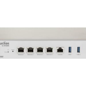 D-Link Nuclias Cloud-Managed SD-WAN Security Gateway Firewall and VPN Router - 4X Base-T Ethernet Ports 1x RJ45 Console Port (DBG-2000) -