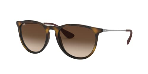 Ray-Ban Erika RB 4171 Sunglasses Rubberized Havana / Brown Gradient -