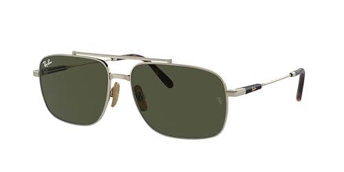 Ray-Ban RB8096 Sunglasses Bundle: RB 8096 MICHAEL TITANIUM 926531 Michael Titanium Arista Green and Eyewear Cleaning Kit -