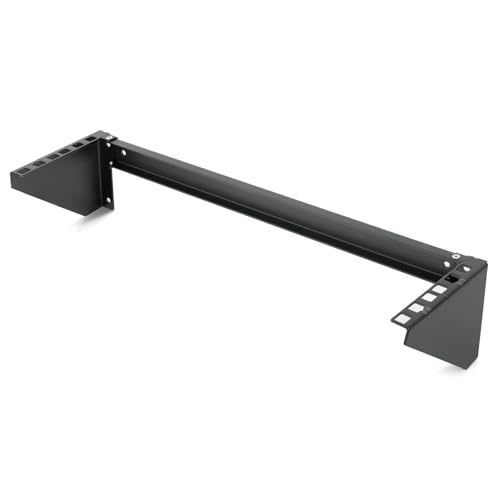 Tecmojo 2U Vertical Wall Mount Rack,Foldable Vertical Rack and Wall Mountable Patch Panel Bracket,Server Rack for 19" Rack Mount Network,Server and Data Equipment -