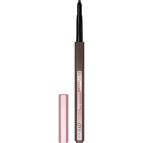 Maybelline New York Hyper Easy No Slip Pencil Eyeliner Makeup, Medium Brown, 0.001 oz. -