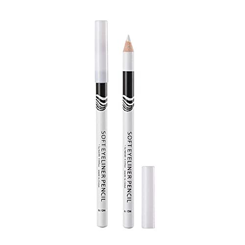HMDABD Face Crayons Halloween Makeup White Eyeliner Pencil Highlighter Eye Liner Pen Soft Strokes Long Lasting Eyeshadow Eye Silkworm Brighten Pencil Beauty Makeup Tool Cat Eye Eyeliner（A-5 -