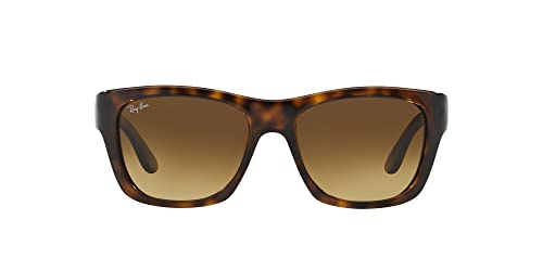 Ray-Ban RB4194 Square Sunglasses, Light Havana/Brown Gradient, 53 mm -