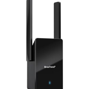 BrosTrend AX3000 WiFi 6 Range Extender Booster with Gigabit Port, WiFi Booster Repeater, Dual Band Repetidor WiFi 6, WiFi 6 Extender Signal Booster for Home Up to 2200 sq.ft. & 45 Devices, Easy Setup -
