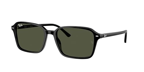 Ray-Ban RB2231F Sunglasses Bundle: RB 2231 F RAIMOND 901/31 Black/Green Crystal Standard and Universal Anti-slip Silicone Leash -