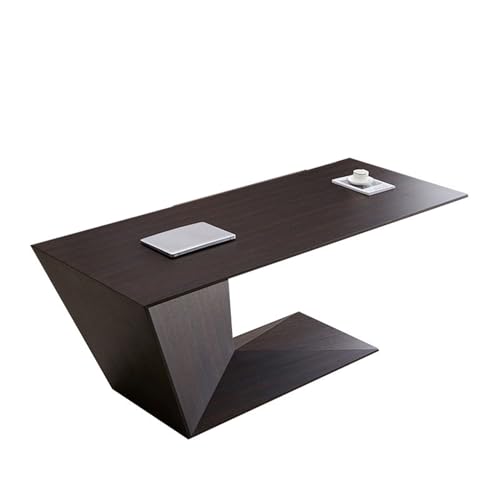 yinxx240708 Computer Desk Simple Modern Light Luxury Design Study Desk Villa Office Desk Pc Table Boss Desk Solid Wood Grain Home Office Desks(220 * 70 * 75cm) -