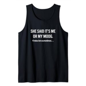 Funny Moog Quote Instrument Music Tank Top -