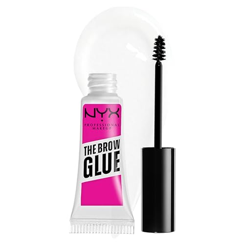 NYX PROFESSIONAL MAKEUP The Brow Glue, Extreme Hold Eyebrow Gel - Clear -