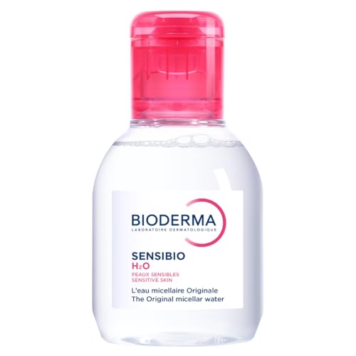 Bioderma - Sensibio H2O - Micellar Water - Cleansing and Make-Up Removing - Refreshing feeling - for Sensitive Skin, 3.4 Fl Oz (Pack of 1) -