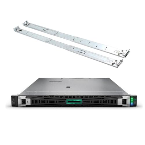 HPE ProLiant DL360 Gen11 1U Rack Server Bundle with Dual Xeon 6430 32-Core 2.1GHz, 1TB DDR5 Memory, 61.44TB Enterprise SAS SSD Storage, RAID, Dual Power, iLO, Rail Kit, Server 2022 Standard -