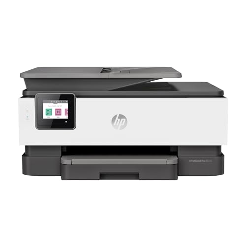 HP OfficeJet Pro 8034e Wireless Color All-in-One Printer with 1 Full Year Instant Ink,White -