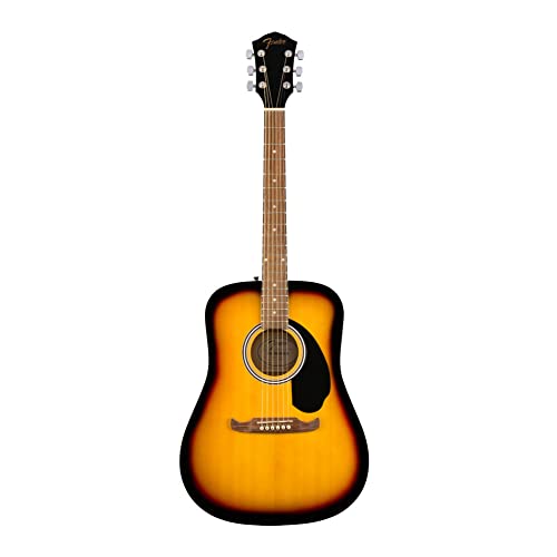 Fender FA-125 Dreadnought Acoustic Guitar, with 2-Year Warranty, Sunburst, with Gig Bag -