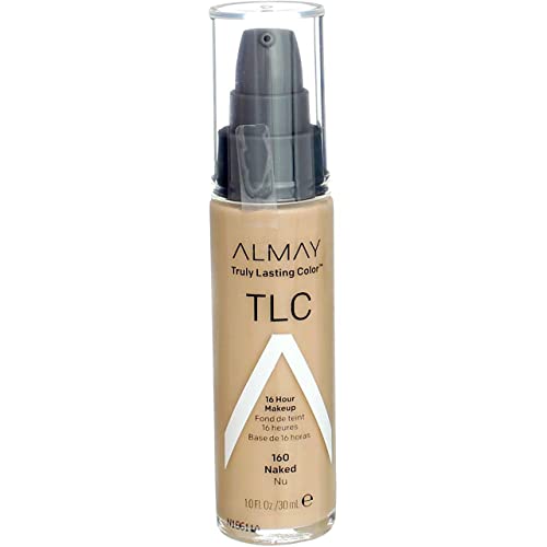 Almay TLC Truly Lasting Color 16 Hour Makeup, Naked 03 [160] 1 oz (Pack of 10) -