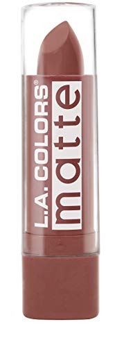L.A. COLORS Matte Lip Color, Caramel Cream CML545 -