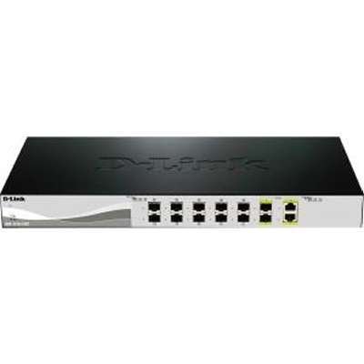 D-Link Systems DXS-1210-12SC 12 Port 10G Smart Fiber Switch -