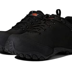 Merrell Men's Chameleon Flux Leather Waterproof Carbon Fiber Industrial Shoe, Black, 9 -