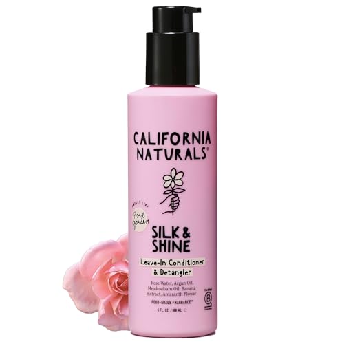California Naturals Leave In Conditioner, Coconut Milk Hair Care Detangler, Natural, Vegan, Paraben & Sulfate Free, Smoothing, Primer & Stylerfor Frizzy, Dry, Hair and All Hair Types, 6 fl oz -