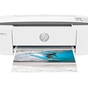 HP DeskJet 3755 Compact All-in-One Wireless Printer, HP Instant Ink, Works with Alexa - Stone Accent (J9V91A) -