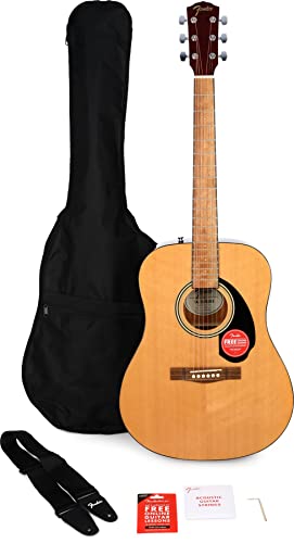 Fender FA115 Dreadnought Acoustic Guitar Pack - Natural -