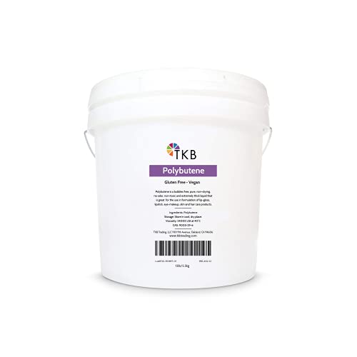 TKB Polybutene | Clear Additive Cosmetic Ingredient for DIY Makeup (12lb (5.5 kg)) -
