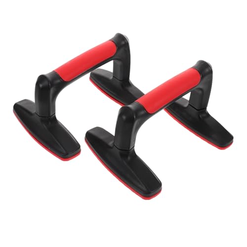 Yardwe 2pcs Plastic Parallettes Handles for Floor Exercise Durable Grip for Strength Training Calisthenics and Home Workouts for Chest and Arms -