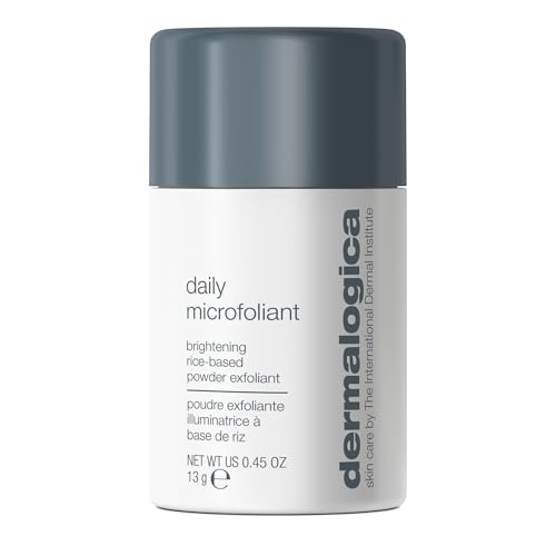 Dermalogica Daily Microfoliant, Face Exfoliator Scrub Powder with Salicylic Acid and Papaya Enzyme, Achieve Brighter, Smoother Skin Daily, 0.45 Oz -