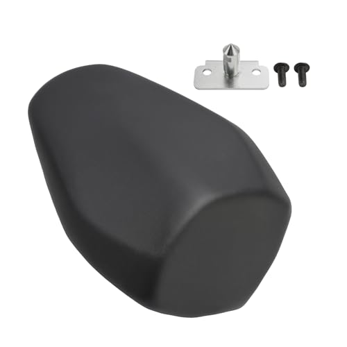 Areyourshop Black Rear Seat Passenger Cushion Flat for KAWASAKI ZX-4R 2023-2024, ZX-4RR 2023-2024 -