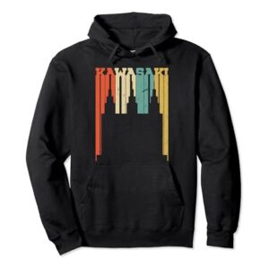 Vintage Kawasaki Skyline Silhouette Pullover Hoodie -
