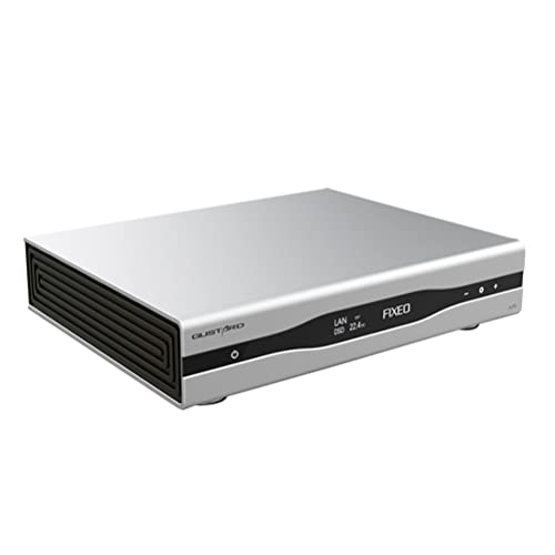 Gustard A26 MQA DAC 2xAK4499EX AK4191 MQA384K 768kHz/DSD512 HiFi Home Audio Desktop DAC Streamer/Renderer USB/Opt/Coax/AES/LAN/Clock/IIS Input RCA/XLR Output DAC-A26 Preamplifier(Silver) -